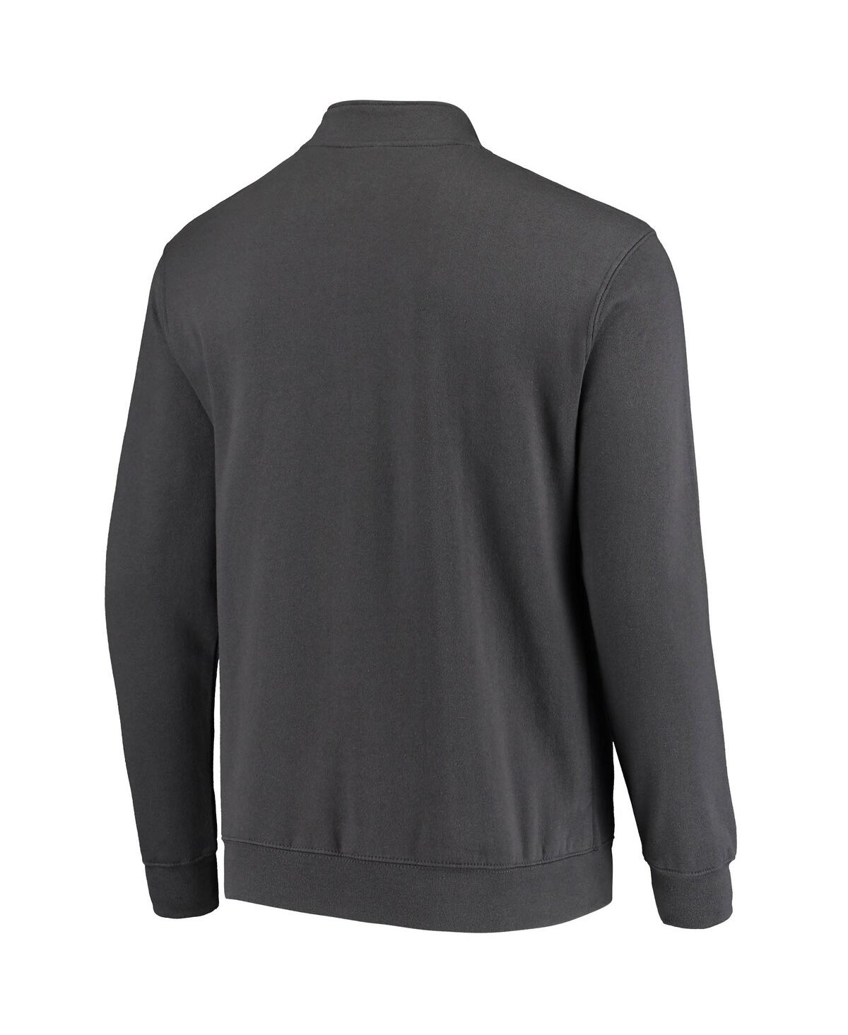 Colosseum Men's Charcoal Missouri Tigers Tortugas Logo Quarter-zip Jacket In Charcoal