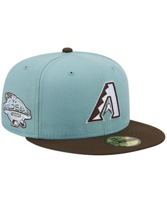 Men's Arizona Diamondbacks New Era Scarlet 1998 Inaugural Season Blue  Undervisor Team 59FIFTY Fitted Hat