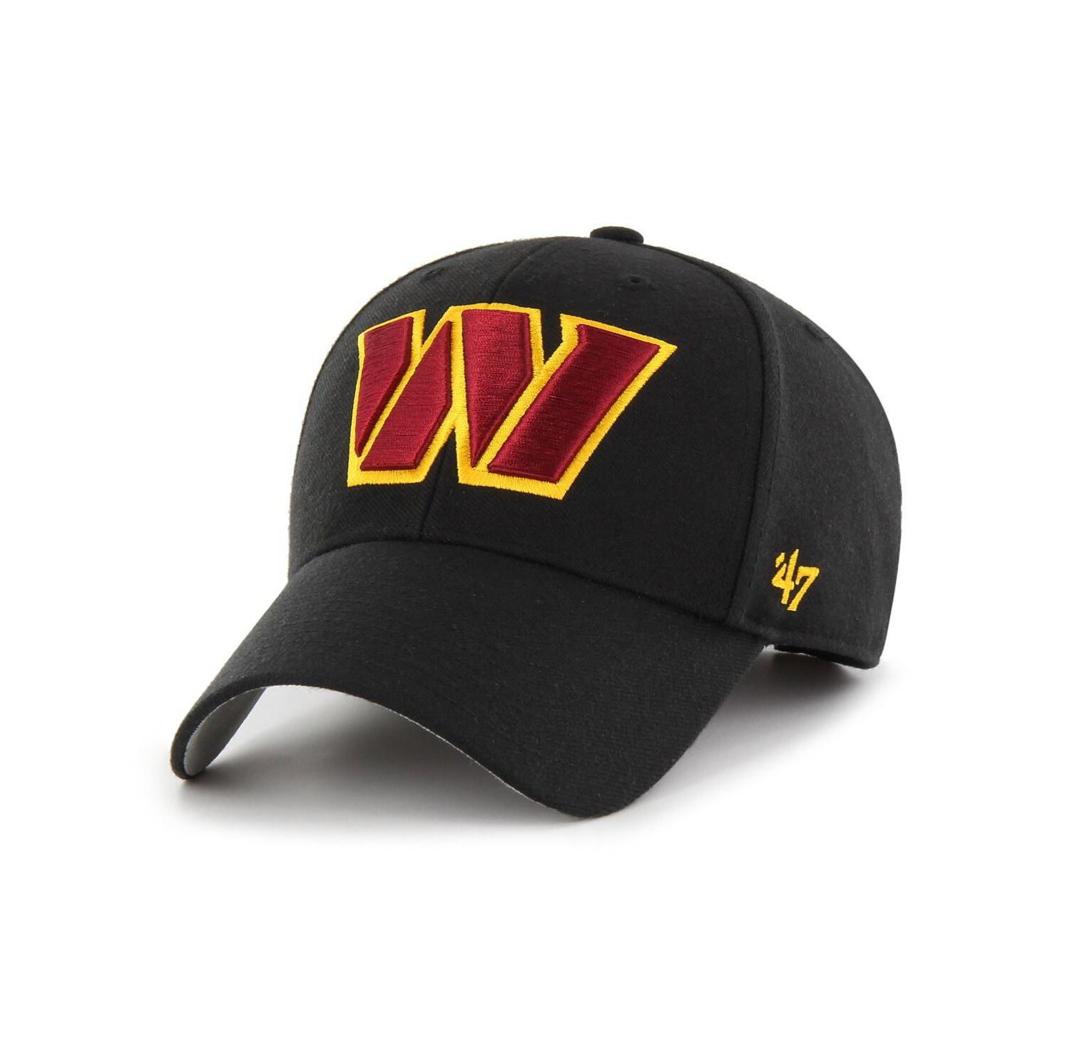 Men's Black Washington Commanders MVP Adjustable Hat