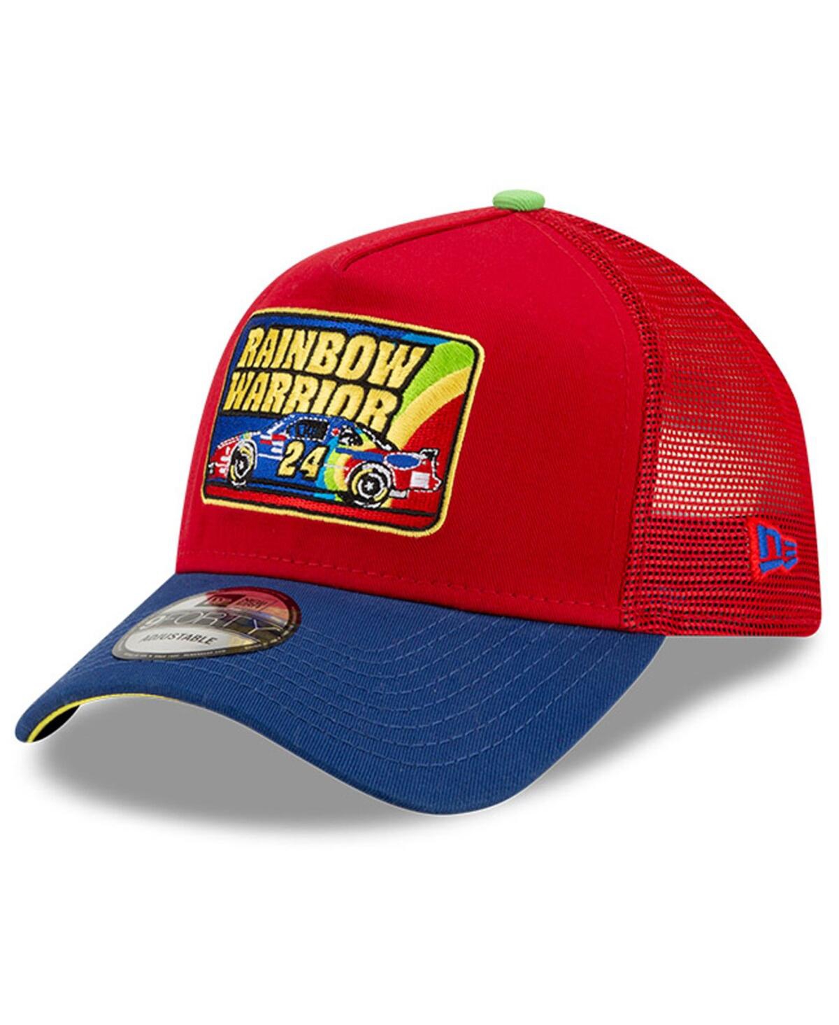 Men's New Era Blue Jeff Gordon Legends 9FORTY A-Frame Adjustable Trucker Hat - Blue