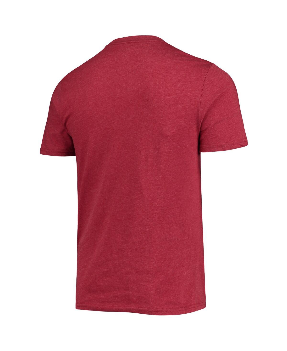 Concepts Sport Men's  Heathered Charcoal, Cardinal Iowa State Cyclones Meter T-shirt And Pants Sleep In Heathered Charcoal,cardinal