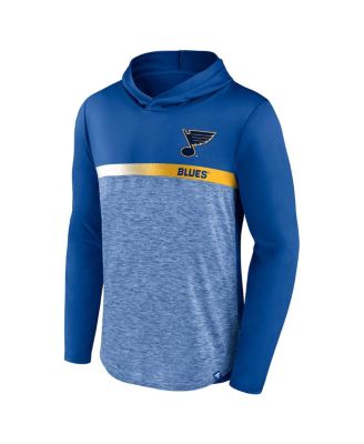 Men's Blue St. Louis Blues Podium Defender Pullover Hoodie
