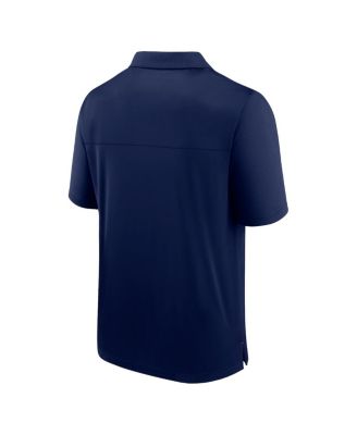 Men's Navy Atlanta Braves Hands Down Polo Shirt