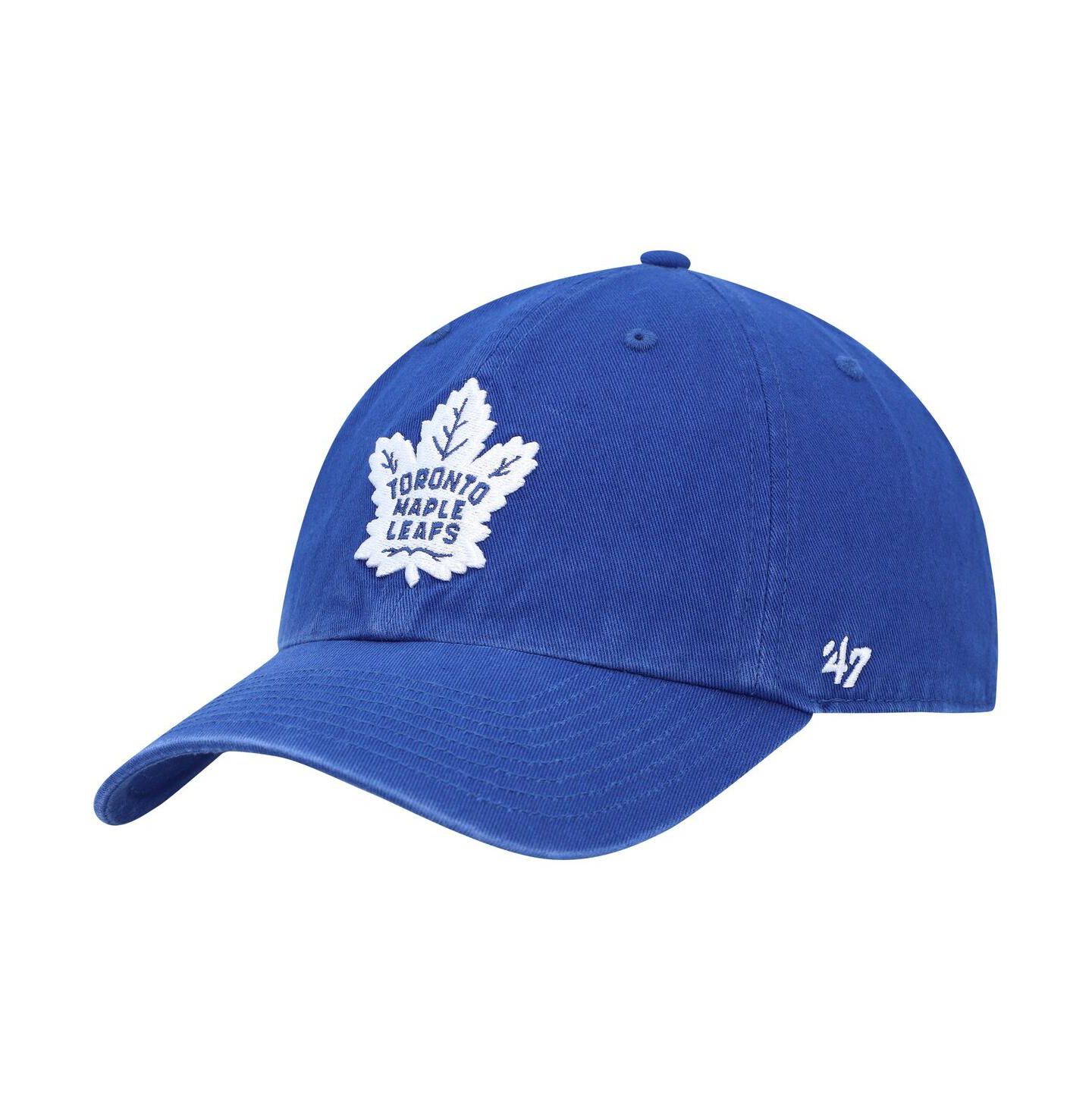 Мужская кепка '47 Brand Royal Toronto Maple Leafs Clean Up Adjustable Hat — фото 5