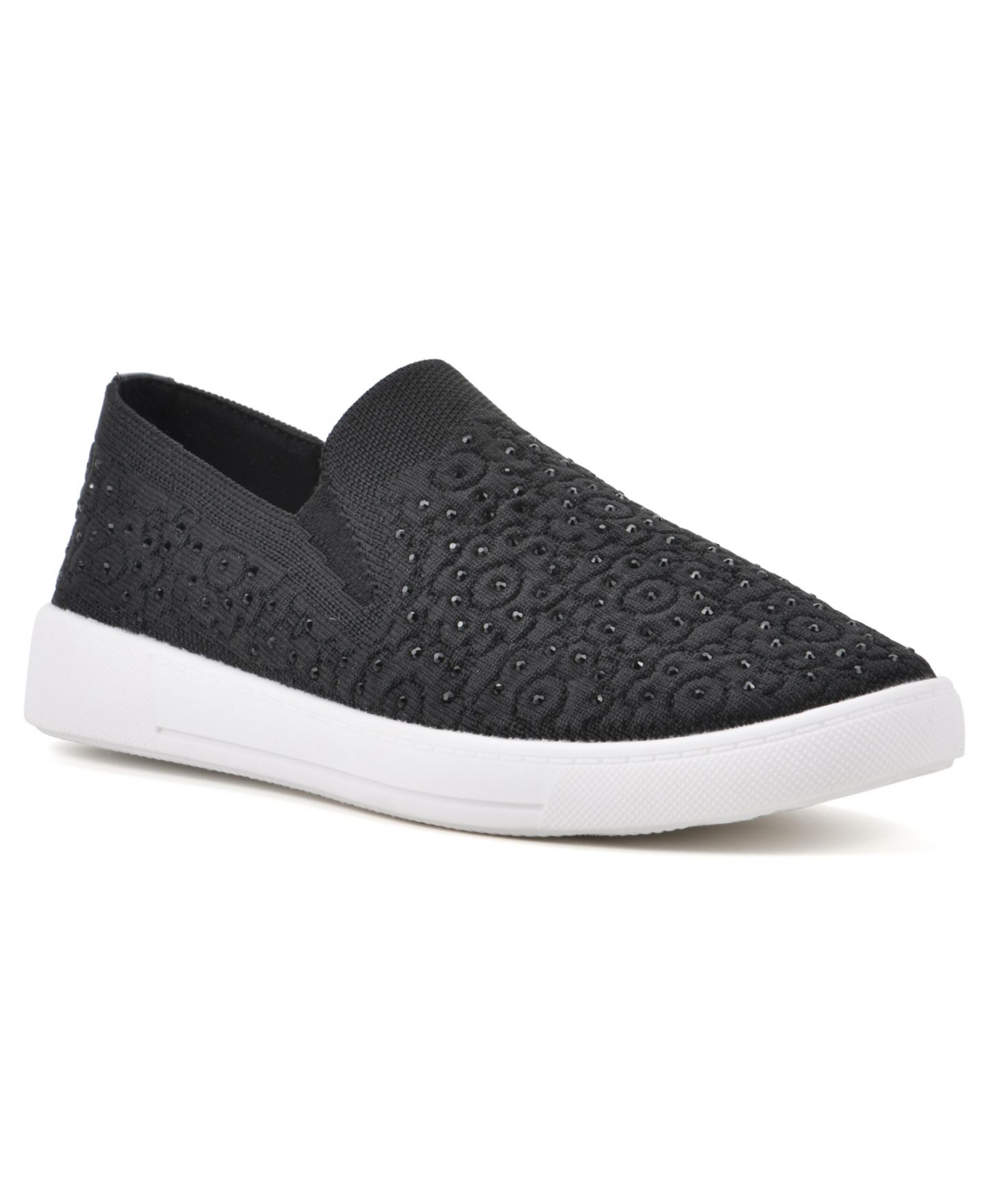 Женские кроссовки White Mountain Unit Slip On, цвет: Чёрный — фото 1