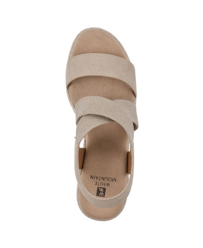White Mountain Women s Yanda Wedge Sandals Macy s