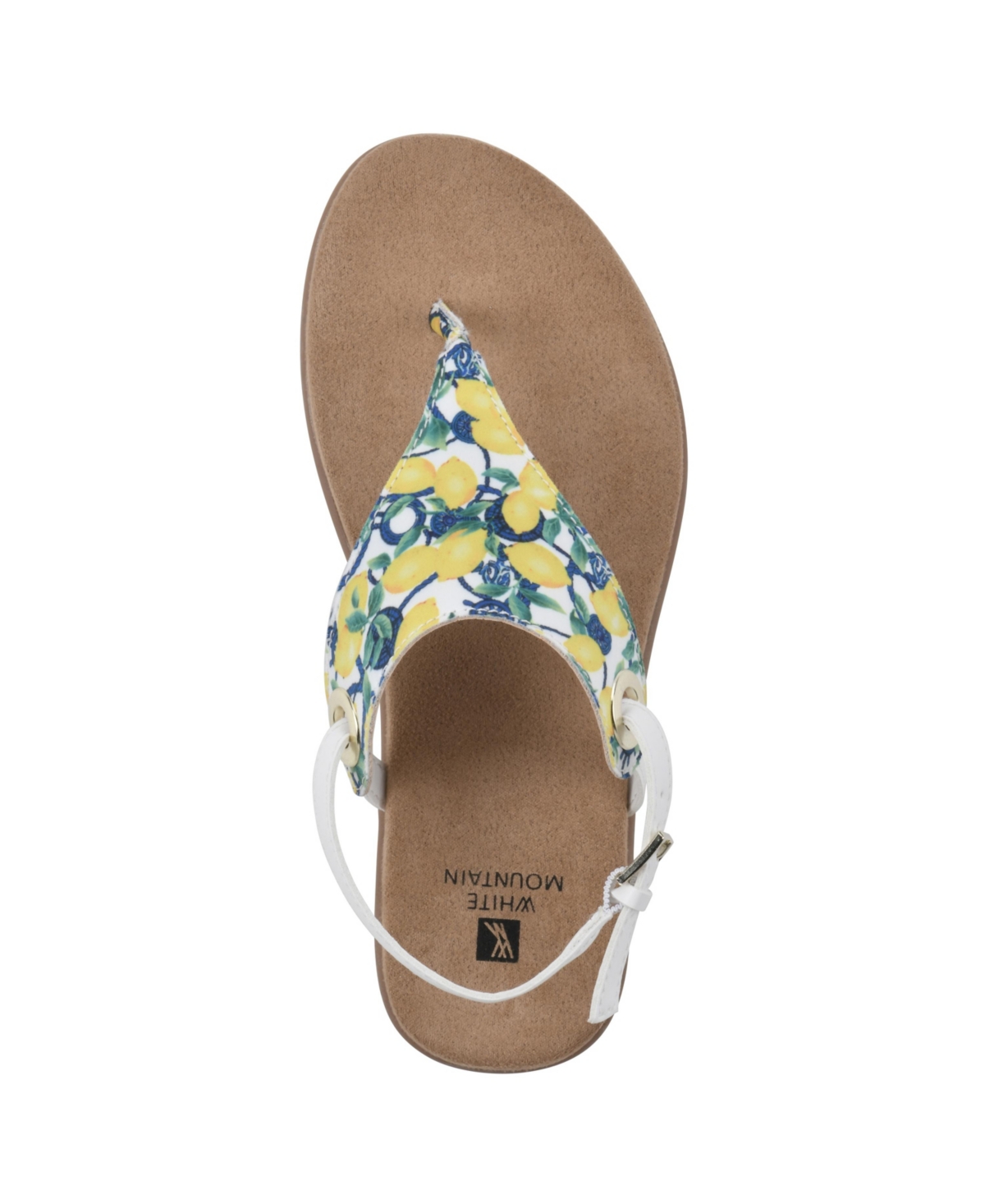 White Mountain Women's London Thong Flat Sandals - Multi, Fab- Textile