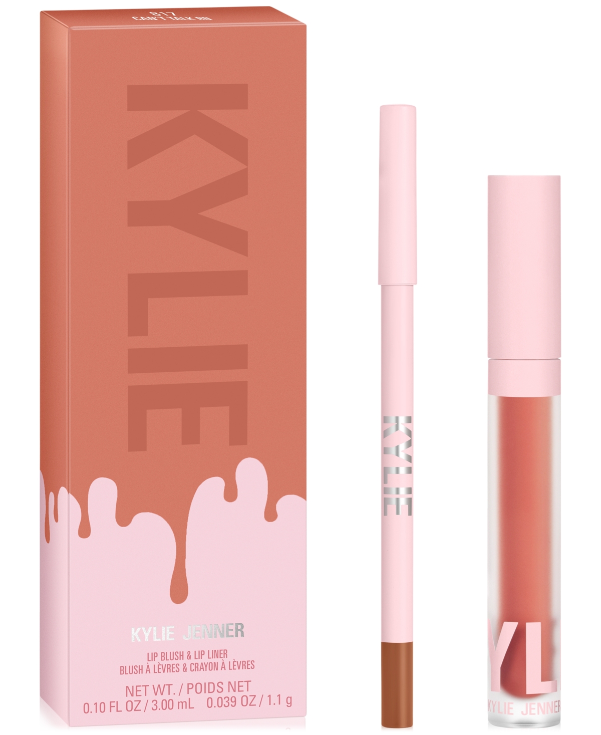 Kylie Cosmetics 2-pc. Lip Blush & Lip Liner Set In Cant Talk Rn