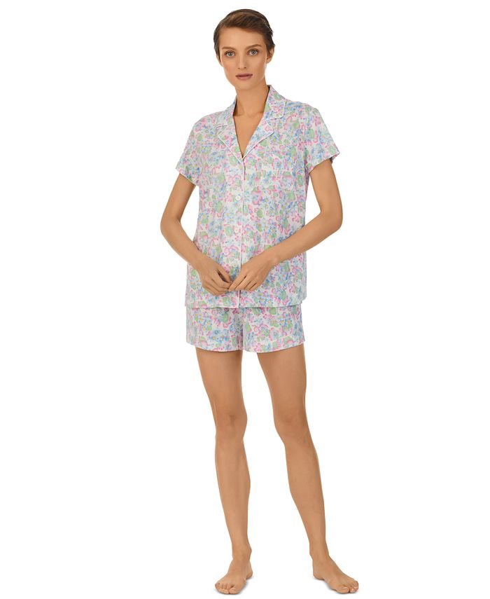 Lauren Ralph Lauren Women's Floral Boxer Pajamas Set - Macy's