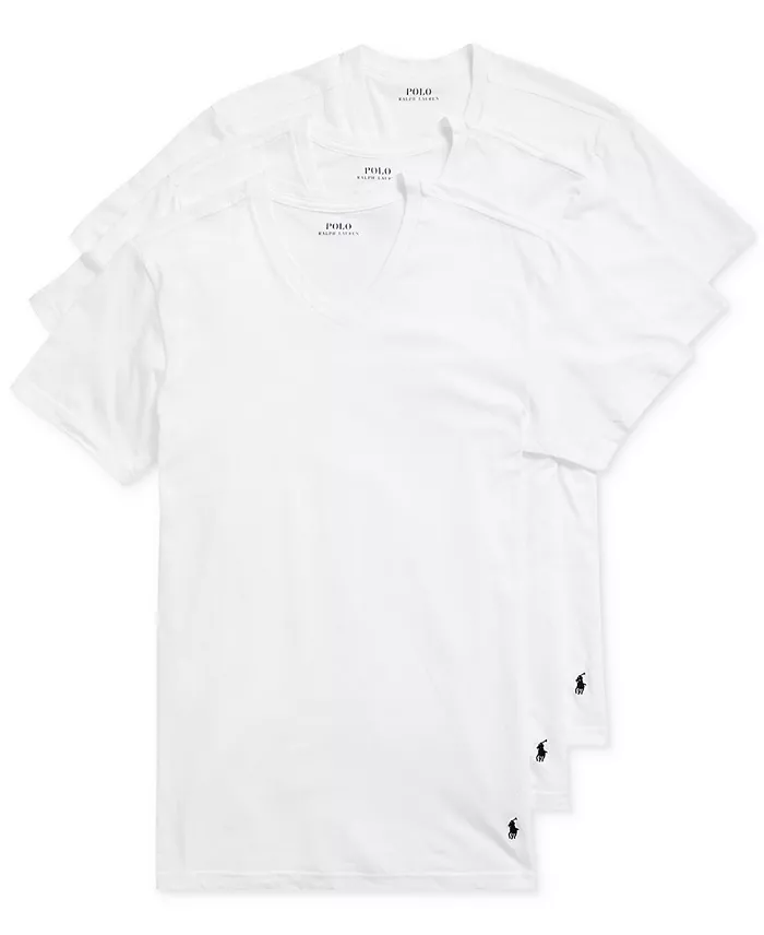 Men's 3-Pack V-Neck Classic Undershirts