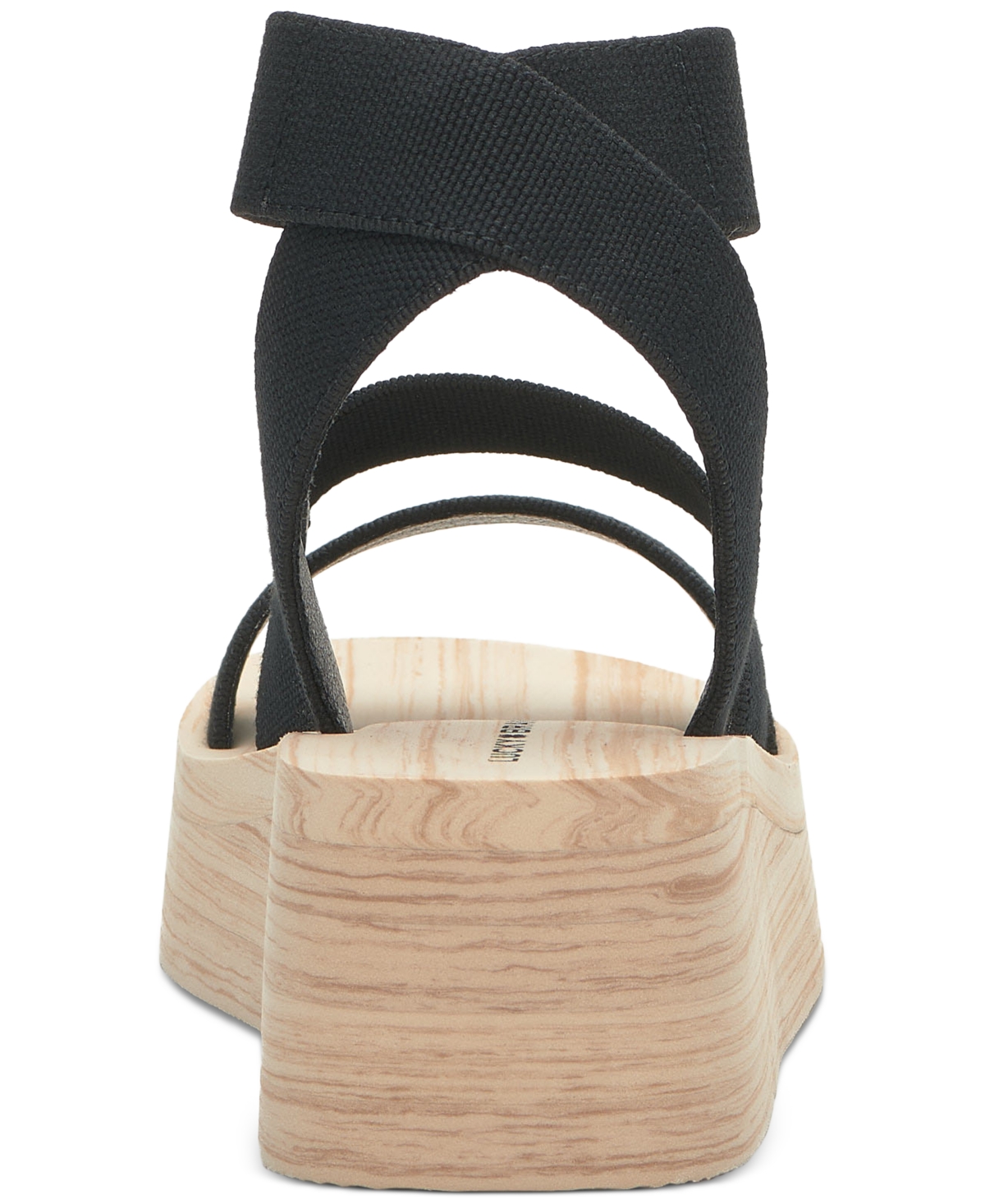 Lucky Brand Women's Samella Strappy Platform Wedge Sandals