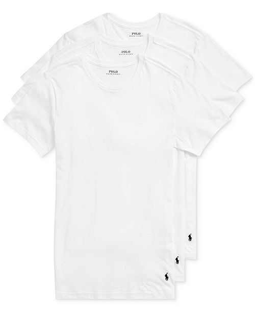 alfani Polo Ralph Lauren Men's 3-Pack Slim Fit Crewneck Undershirt Men's Fashion & Accessories