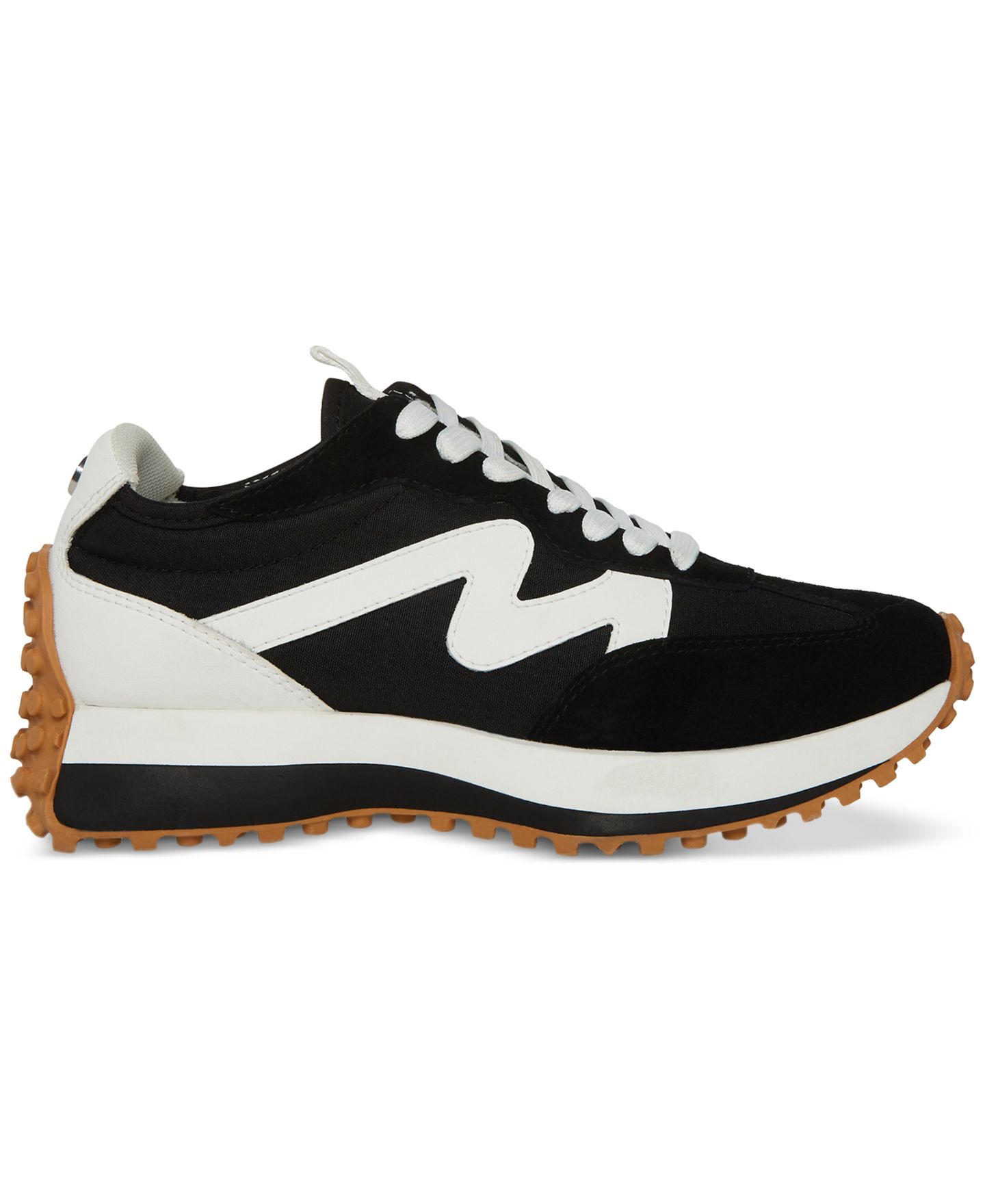 Женские кроссовки Steve Madden Campo Retro Lace-Up Jogger, цвет: Чёрный разноцветный — фото 2