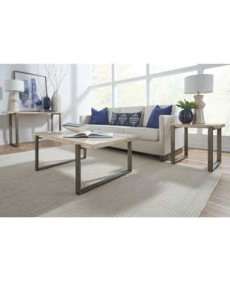Ariela Travertine Occasional Coffee Table