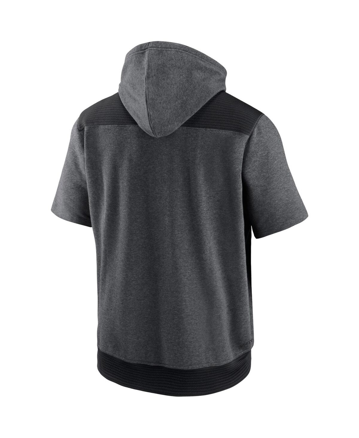 Men's Nike Black Boston Red Sox Authentic Collection Dry Flux Performance Quarter-Zip Short Sleeve Hoodie - Bl