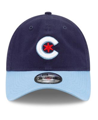 Men's Navy, Light Blue Chicago Cubs City Connect 9TWENTY Adjustable Hat