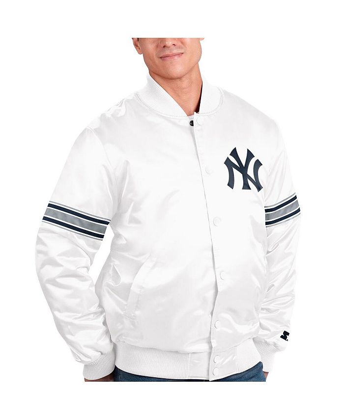 Starter Gray New York Yankees The Legend Full-Snap Jacket