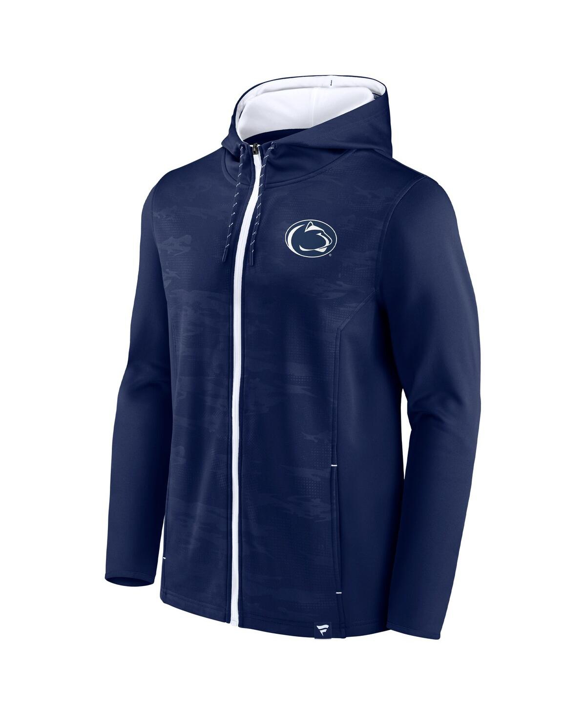 Men's FanaticsPenn State Nittany Lions Ball Carrier Full-Zip Hoodie - Navy