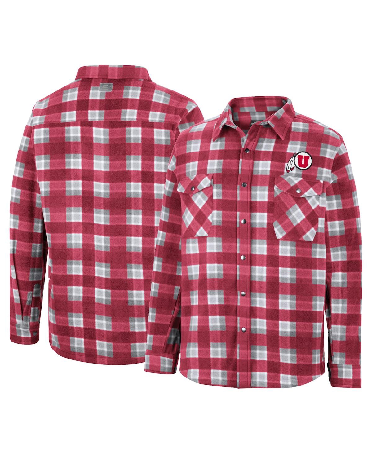 Colosseum Men's  Red Maryland Terrapins Ellis Full-snap Jacket In Red