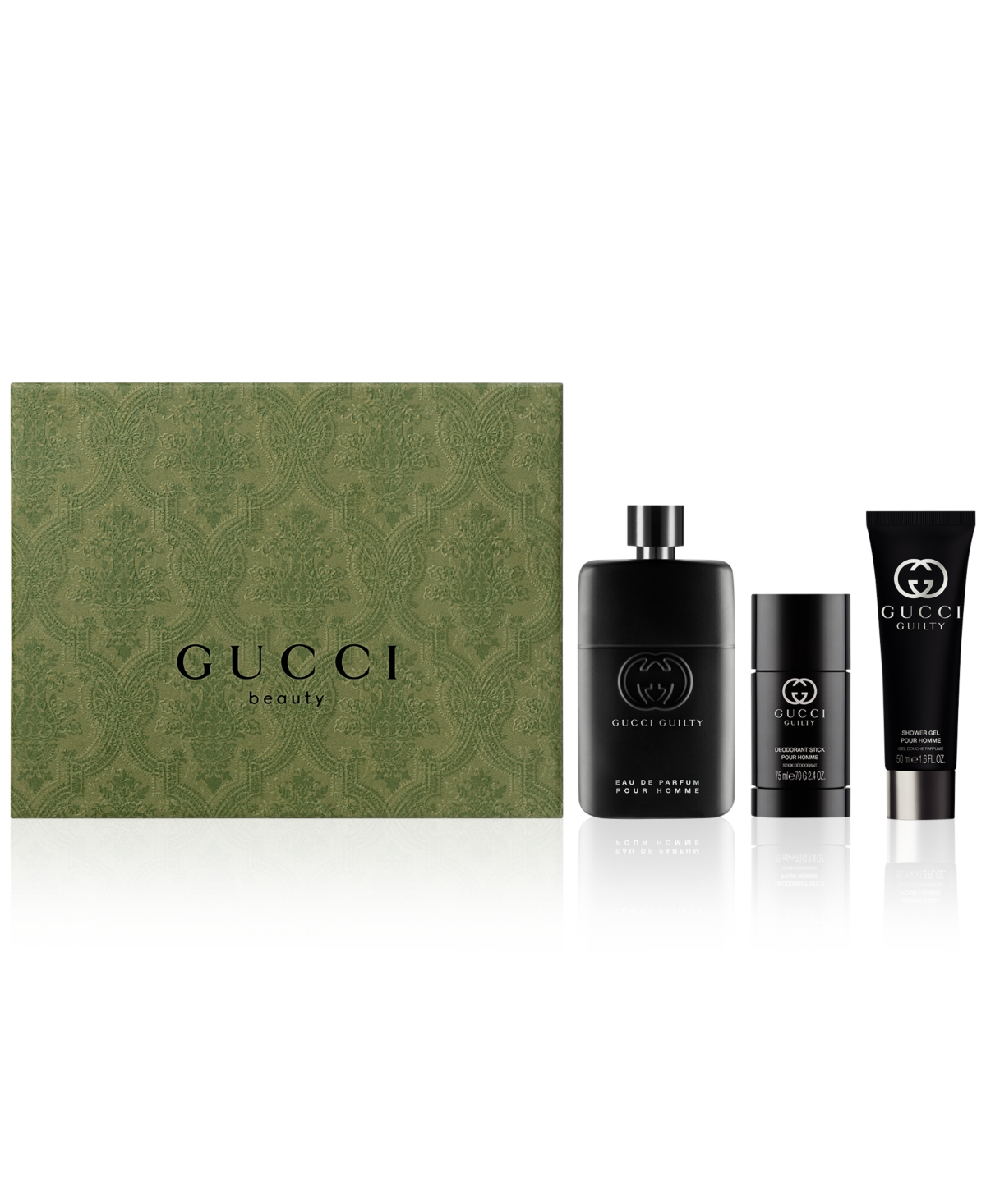 Tact Aftrekken fusie Gucci Men's 3-pc. Guilty Eau De Parfum Gift Set | ModeSens