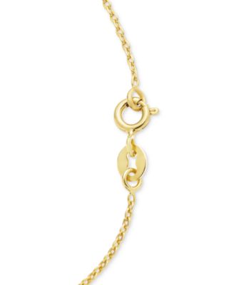 Cultured Freshwater Pearl (7mm) & Cubic Zirconia Infinity Twist 18" Pendant Necklace in 14k Two-Tone Gold-Plated Sterling Silver