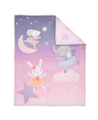 Tiny Dancer 3-Piece Ballet Baby Crib Bedding Set - Elephant