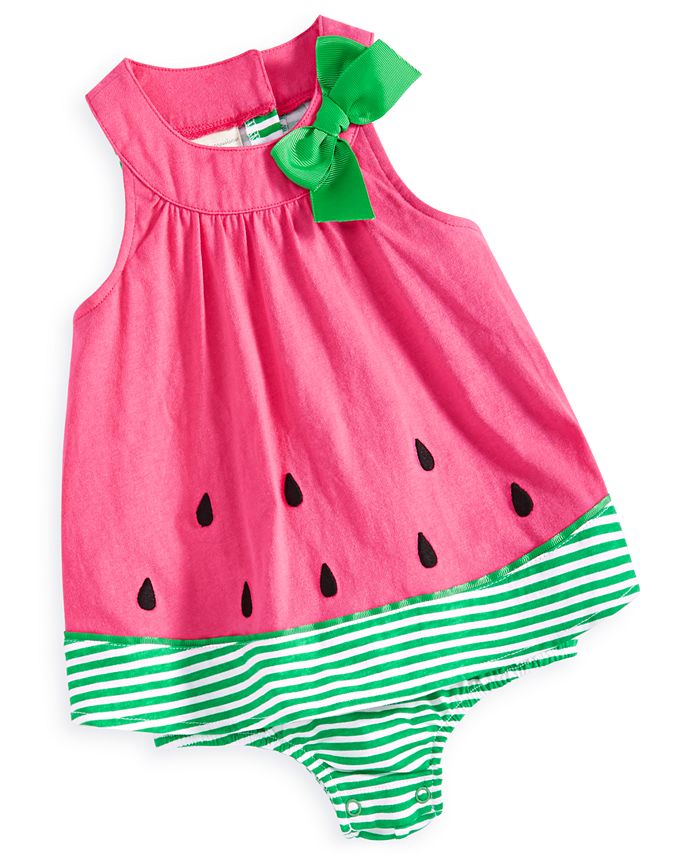 First Impressions Baby Girls Watermelon Sunsuit, Created for Macy's