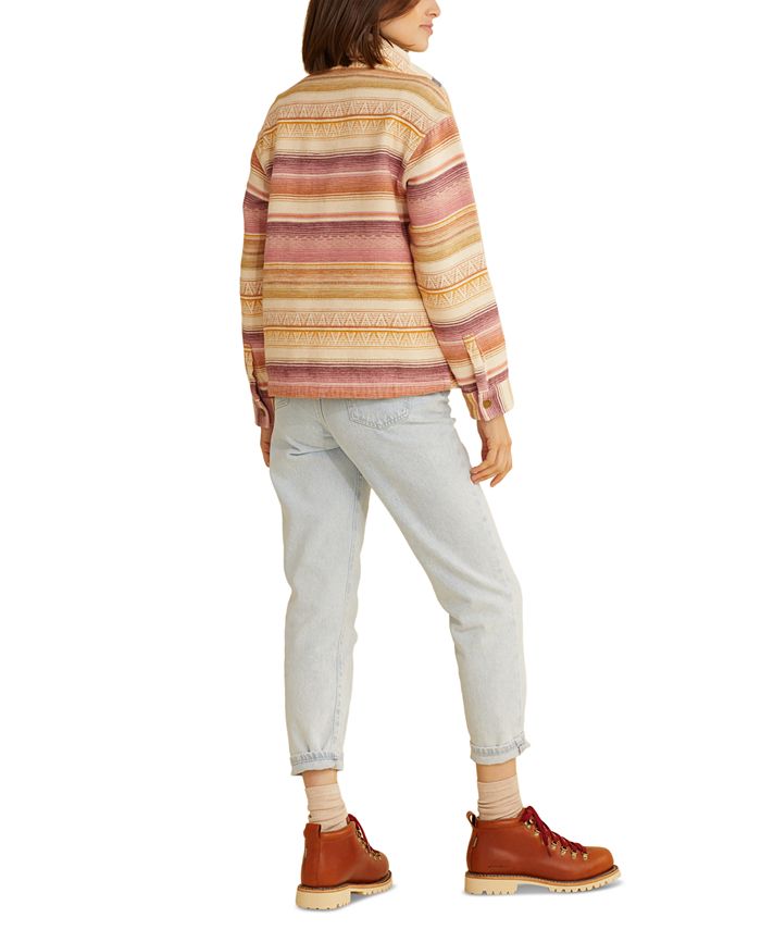 Pendleton Women's HalfZip Striped Cotton Pullover Jacket Macy's