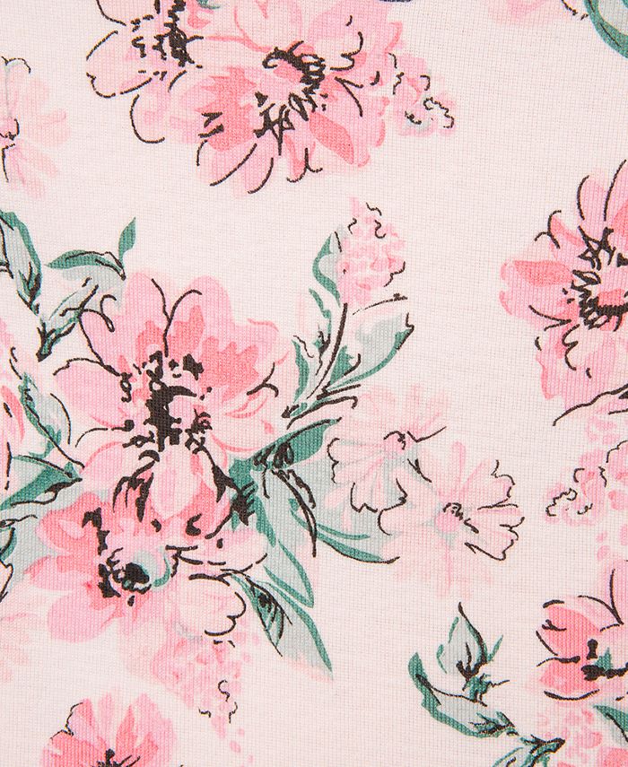 Little Me floral terry bubble