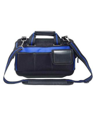 13 Inch Wide Mouth Blue and Black Tool Bag