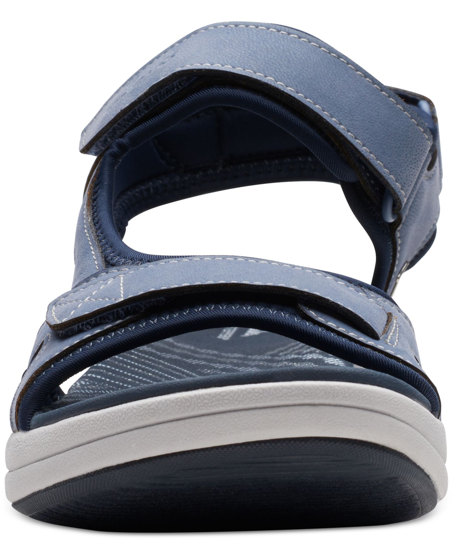 Женские сандалии Clarks Cloudsteppers Mira Bay Strappy Sport Sandals, цвет: Джинсовый синий — фото 3