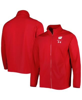Men's Red Wisconsin Badgers Squad 3.0 Full-Zip Jacket
