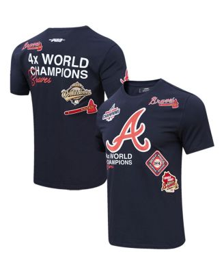 Men's Atlanta Braves Pro Standard Navy Championship T-Shirt