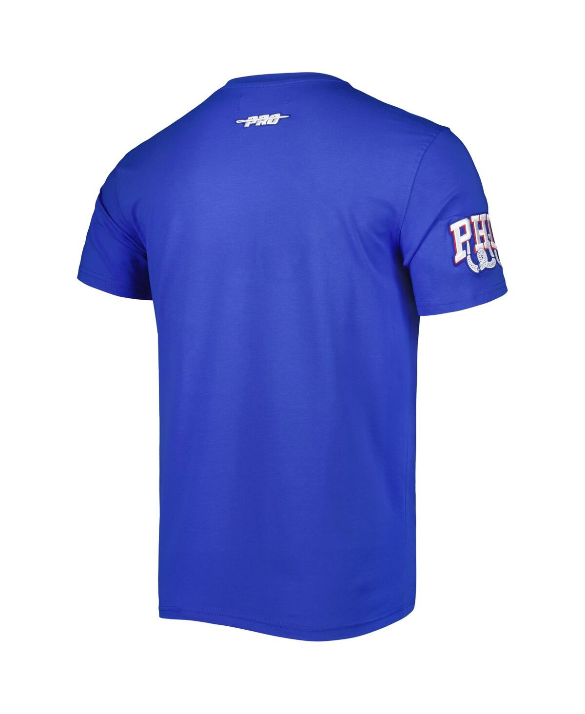 Shop Pro Standard Men's  Royal Philadelphia 76ers Mash Up Capsule T-shirt
