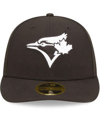 Men's Toronto Blue Jays Black, White Low Profile 59FIFTY Fitted Hat