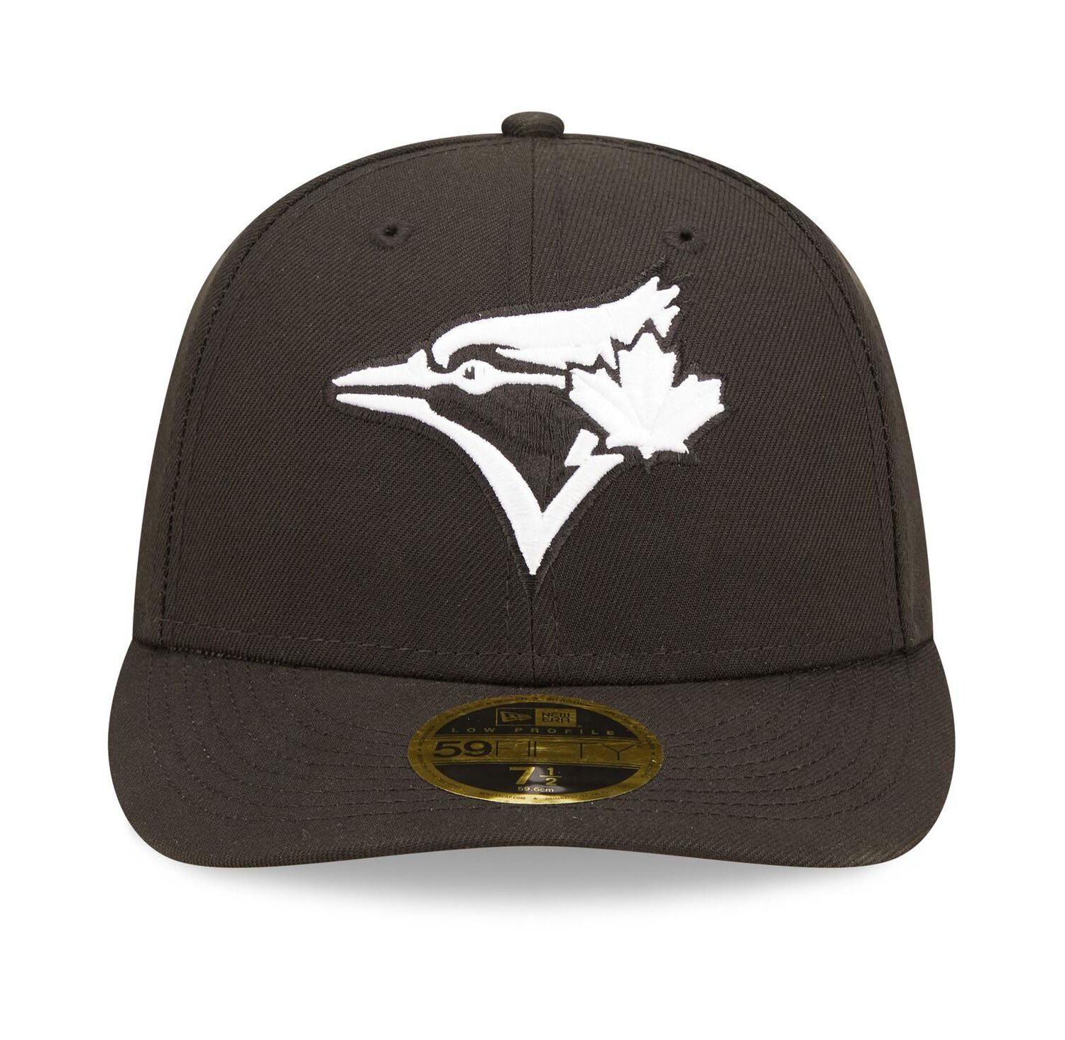 Men's Toronto Blue Jays Black, White Low Profile 59FIFTY Fitted Hat