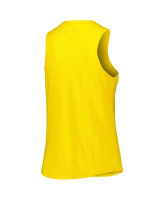 Women's Gold, Heather Black Pittsburgh Penguins Meter Muscle Tank Top and Pants Sleep Set