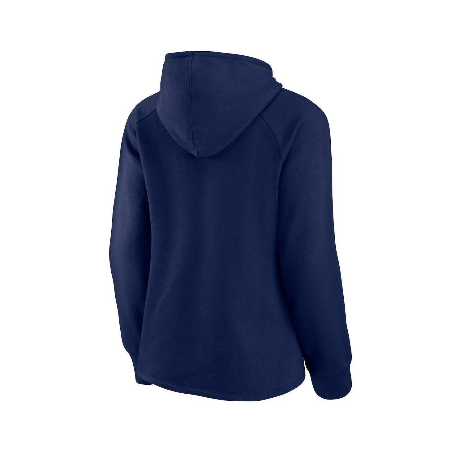 Women's Navy Milwaukee Brewers Perfect Play Raglan Pullover Hoodie