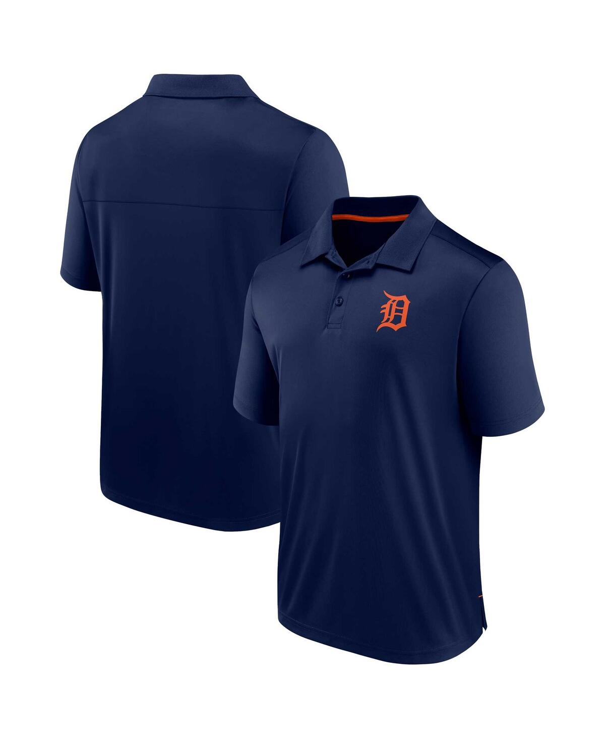 Shop Fanatics Men's  Navy Detroit Tigers Hands Down Polo Shirt