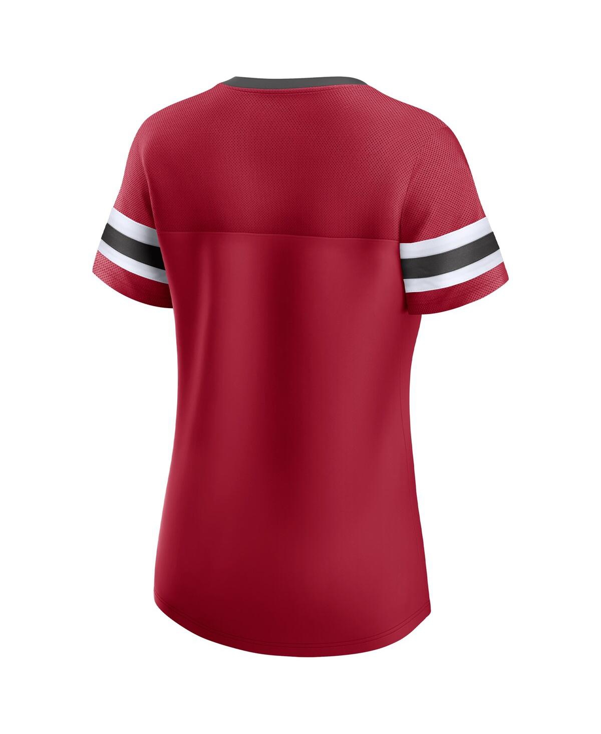 Fanatics Branded Cardinal Arizona Cardinals Original State Lace-up T-shirt In Red