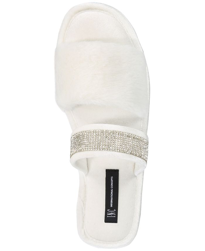 I.N.C. International Concepts Women's DoubleStrap Slide Slippers