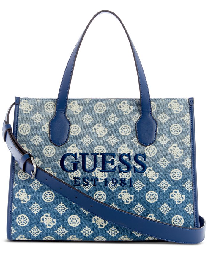 Afstotend Interactie Renaissance GUESS Silvana Medium Ombre Logo Denim Double Compartment Tote & Reviews -  Handbags & Accessories - Macy's