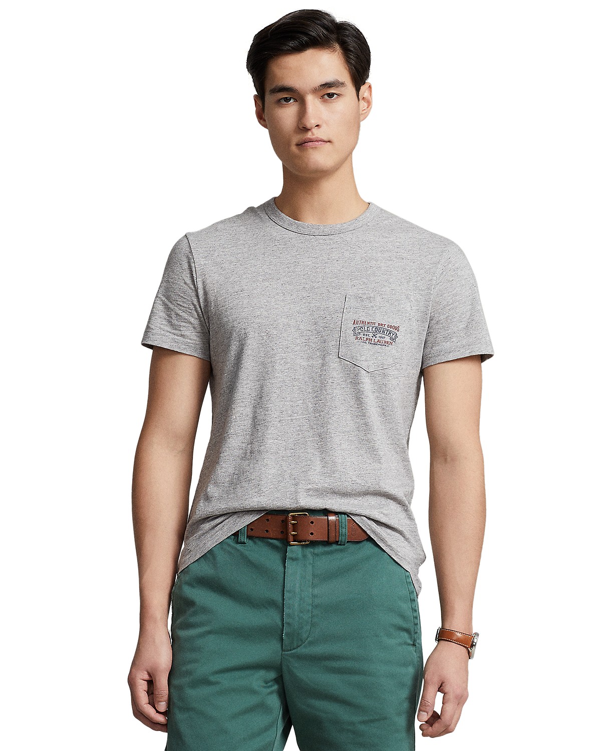 Mens Classic-Fit Logo Pocket T-Shirt