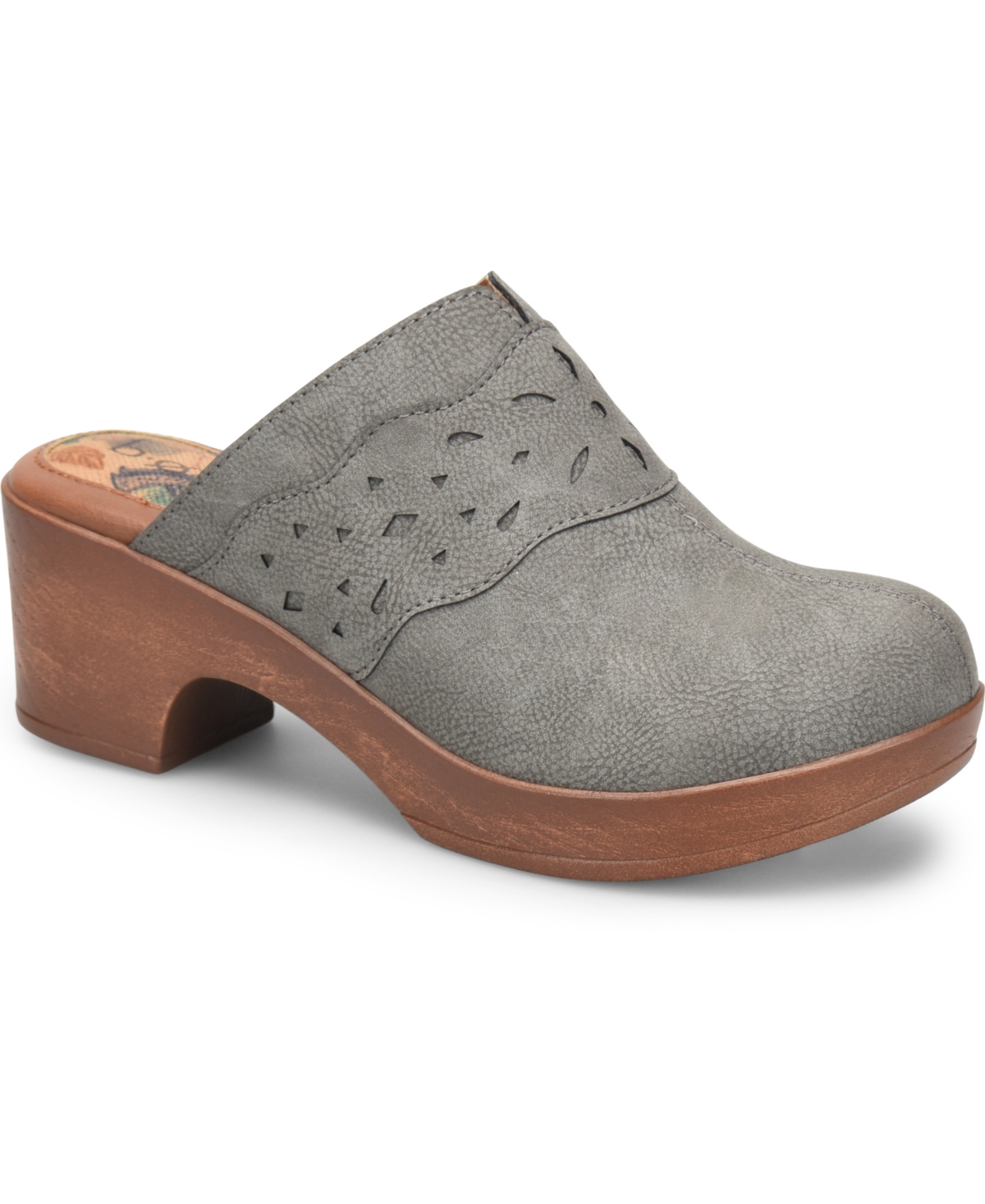 B.o.c. Women's Jinny Comfort Clog Sandal Women's Shoes In Light Gray