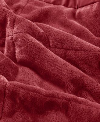 Coleman Plush Reversible HeiQ Smart Temperature Down Alternative Blanket, King