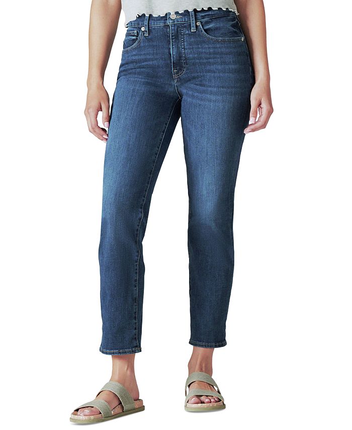 Lucky Brand Bridgette Straight-Leg Ankle Jeans & Reviews - Jeans ...