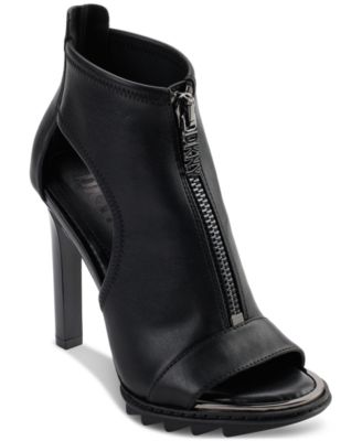 Macys open toe booties best sale