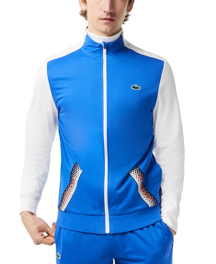 manipulere væv Børns dag Lacoste Men's Classic-Fit Full-Zip Colorblocked Ripstop Track Jacket -  Macy's