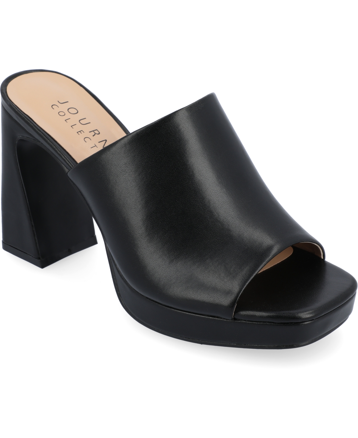 Shop Journee Collection Women's Ezzlynn Platform Sandals In Black