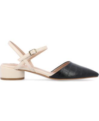 Women's Brynn Block Heel Pointed Toe Flats